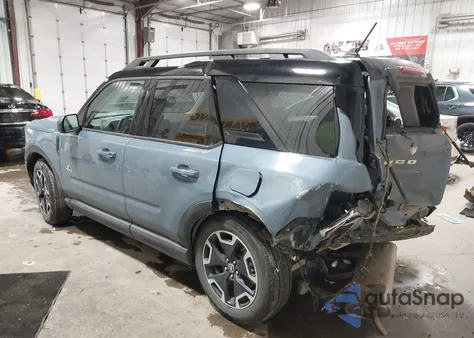 2024 Ford Bronco Sport Outer Banks z USA, uszkodzony, nr VIN 3FMCR9C6XRRF43792